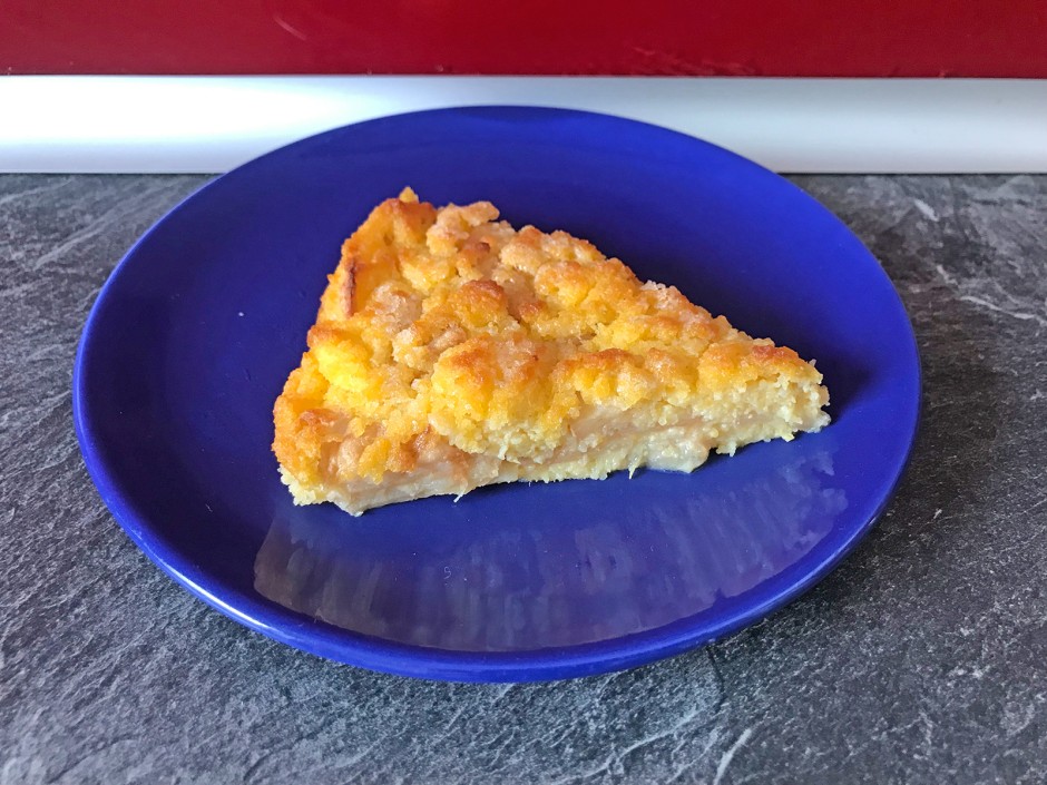 Polenta-Apfel-Tarte