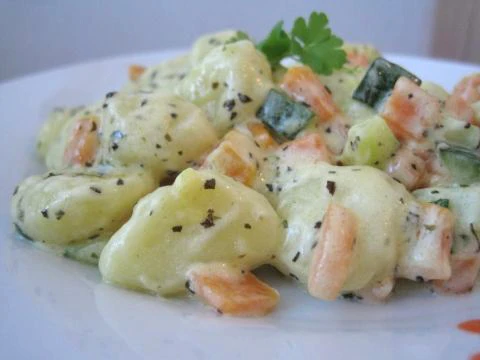 Gnocchi mit Gemüsesauce