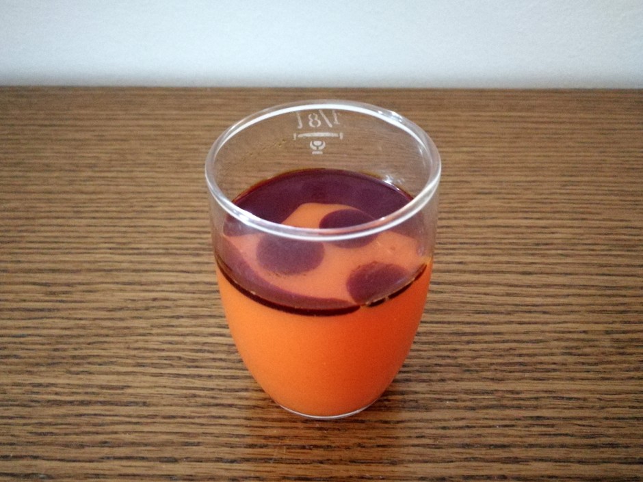 Karottensaft mit Kernöl