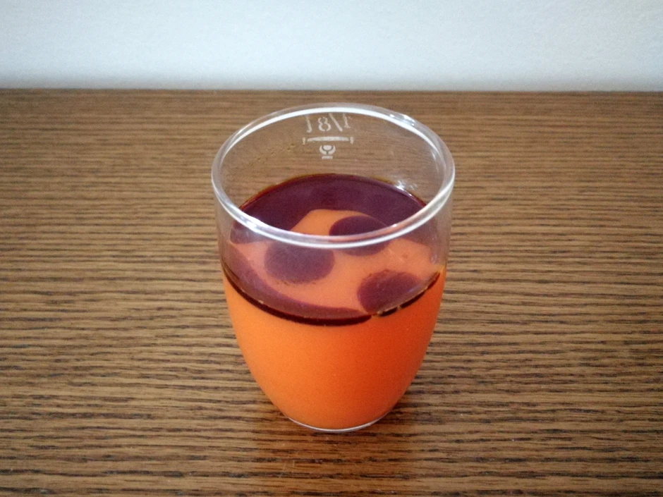 Karottensaft mit Kernöl