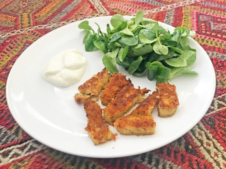 Seitan, paniert