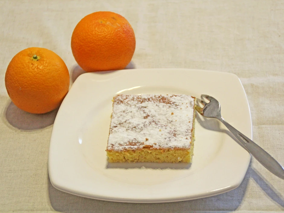 Orangenkuchen mit Mandeln