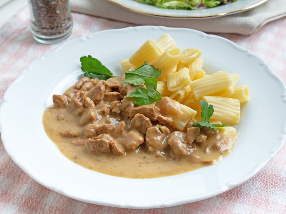 Zwiebel-Geschnetzeltes