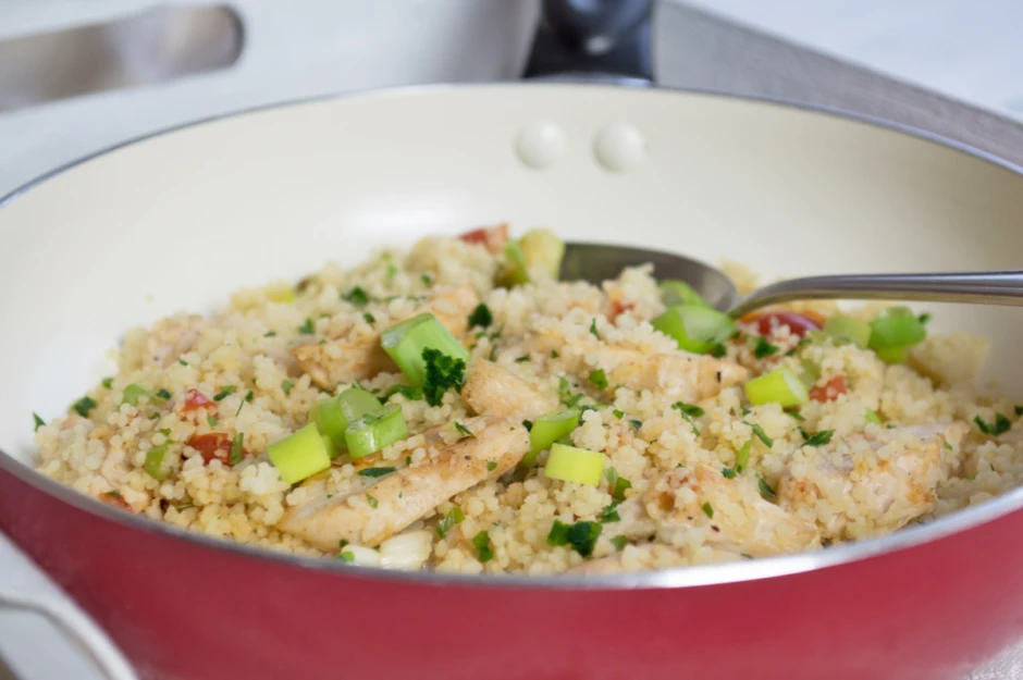 Pfiffiges Hühnchen mit Couscous