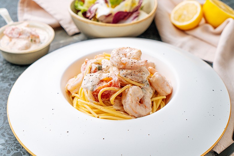 Shrimps Nudeln