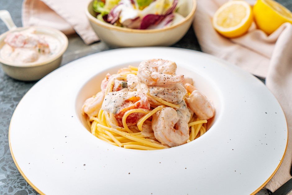 Shrimps Nudeln