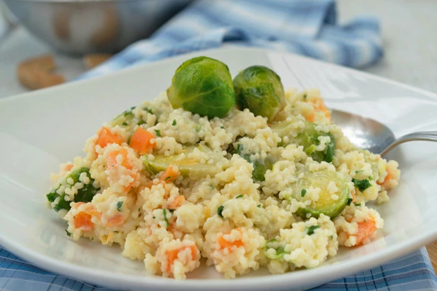 Bulgur-Kohlsprossen-Pfanne