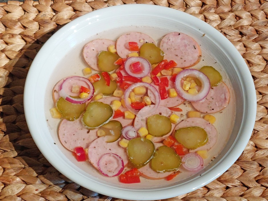 Fleischwurstsülze