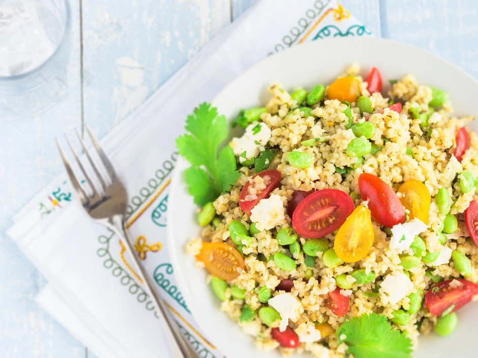Bulgur K&auml;sesalat