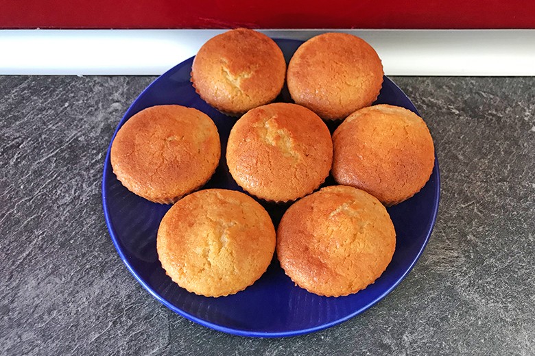 Saftige Kokosmuffins ohne Mehl