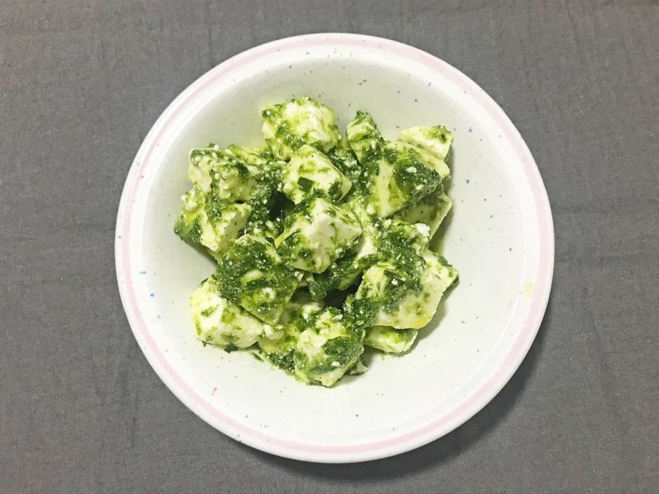 Manouri in B&auml;rlauchmarinade