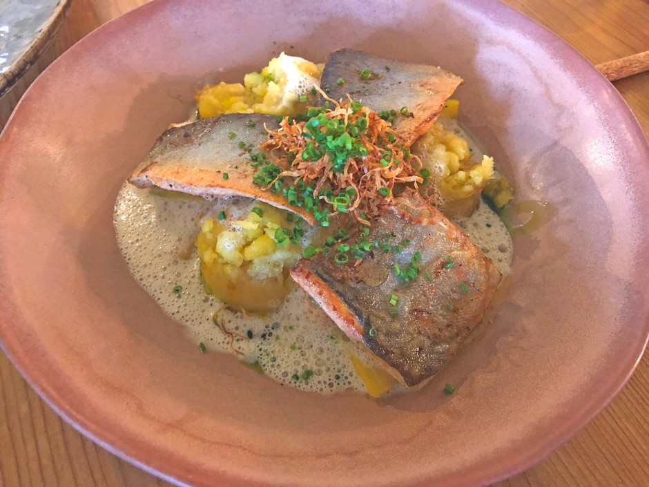 Gebratenes Forellenfilet