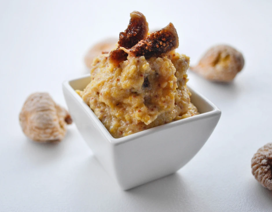 Feigen-Polenta mit Stevia