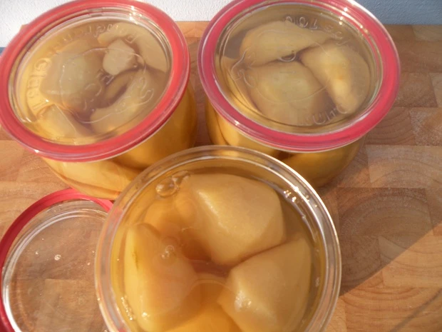 Birnen-Kompott mit Stevia