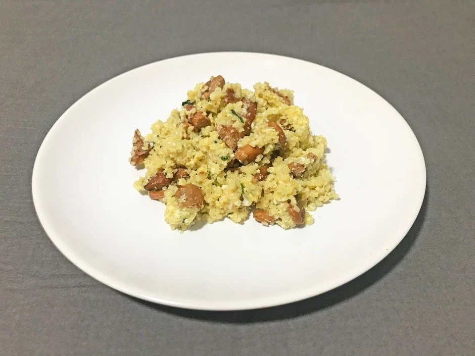 Eierschwammerl mit Bulgur