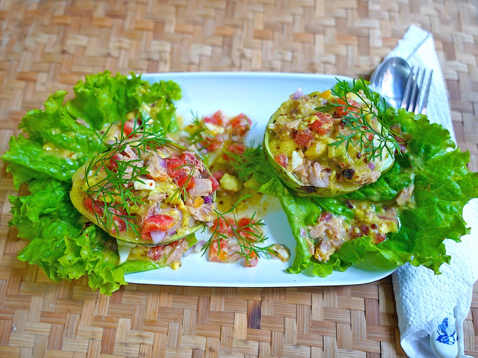 Avocadosalat mit Thunfisch