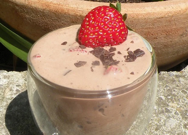 Diät-Eiscreme mit Stevia