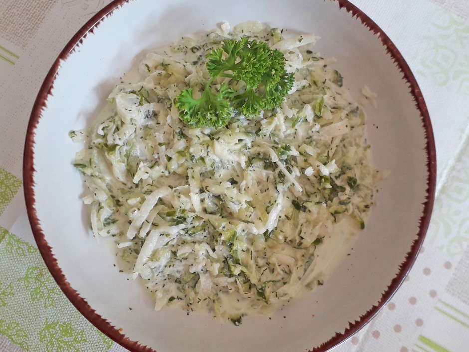 Gurken-Kohlrabi-Salat