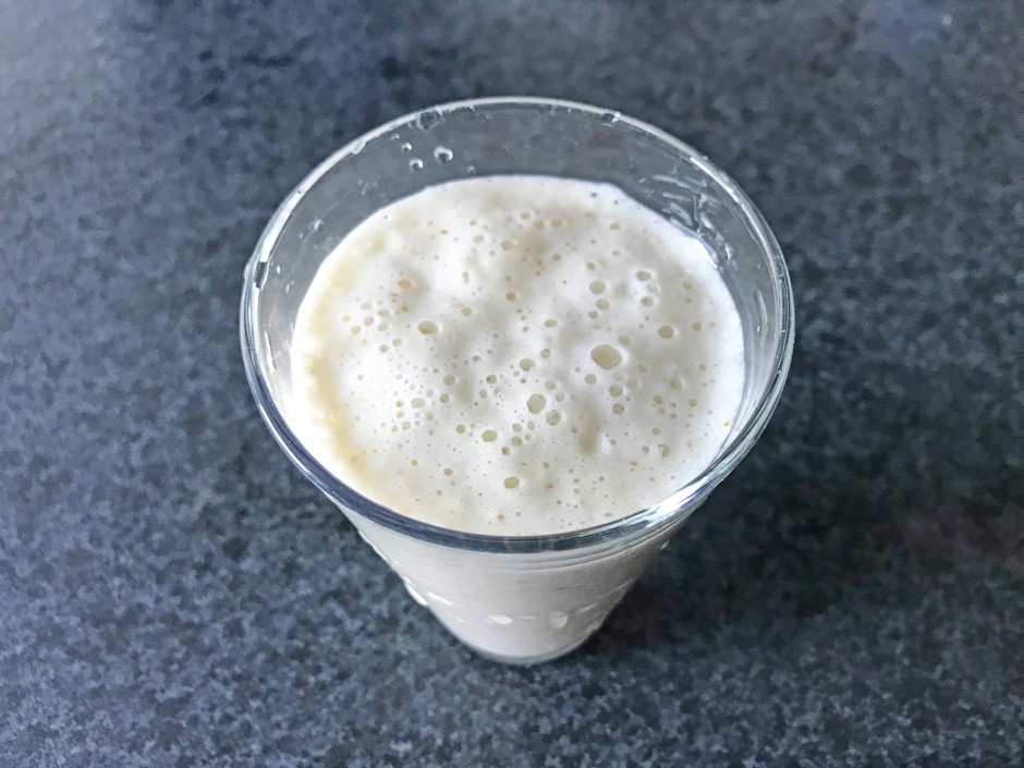 Birnen-Latte mit Kardamom