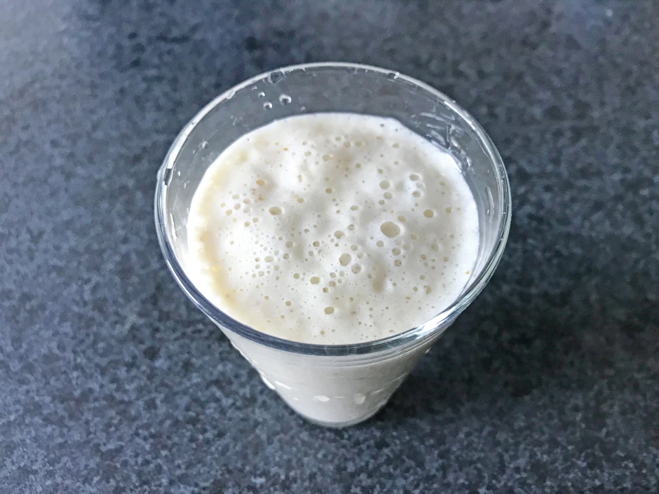 Birnen-Latte mit Kardamom
