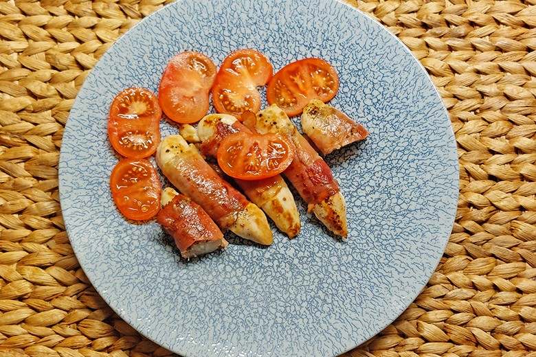 Hühnerbrustfilet im Salbei-Speckmantel