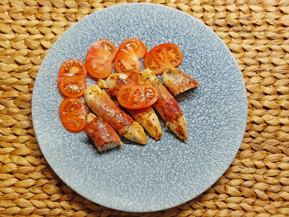 Hühnerbrustfilet im Salbei-Speckmantel