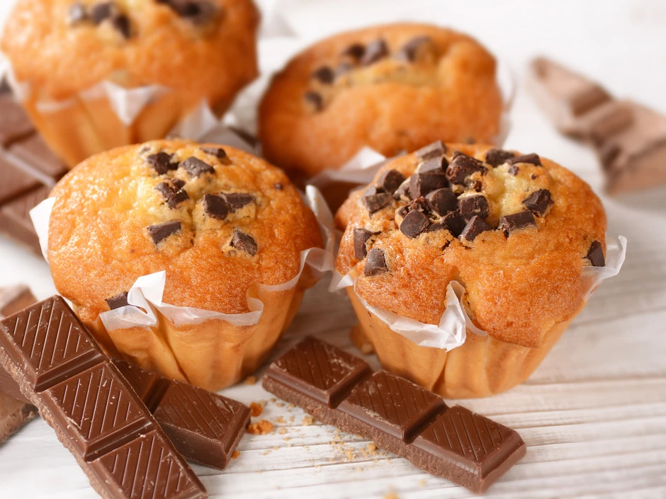 Muffins mit Schokostückchen