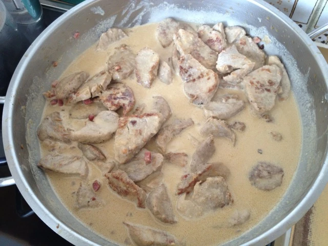 Schweinsfilets in Oberssauce
