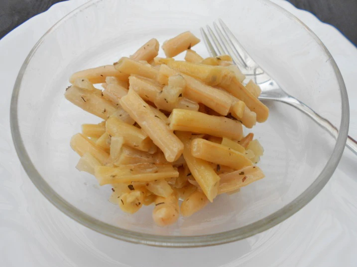 Wachsbohnen Salat