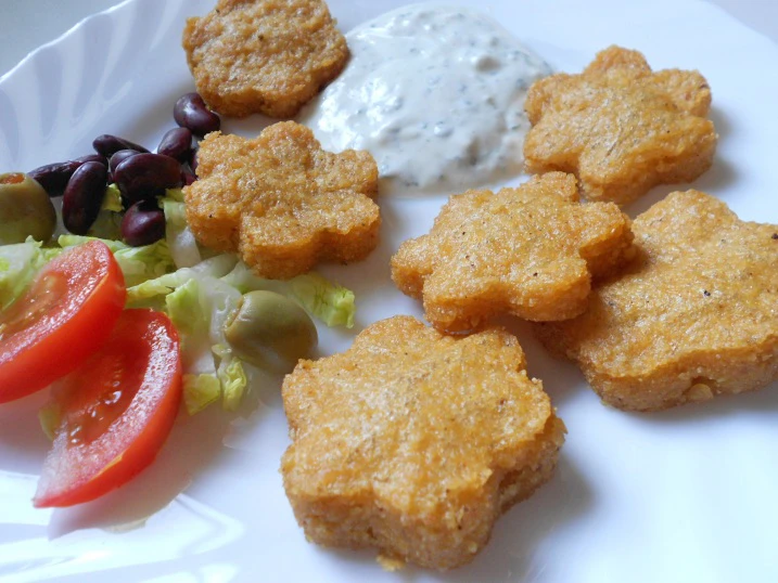 Frittierte Linsenbl&uuml;mchen