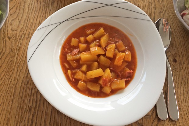 Scharfes Kartoffelgulasch