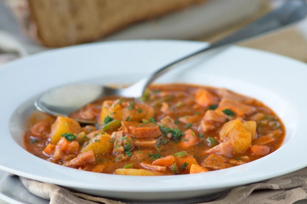 Gulaschsuppe von der Pute