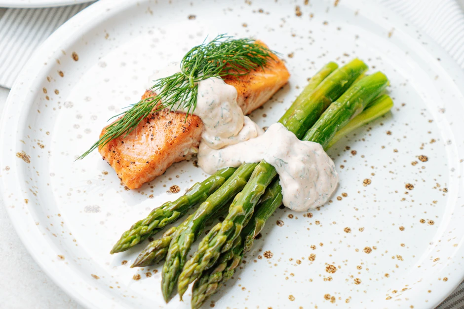 Lachs mit Spargel
