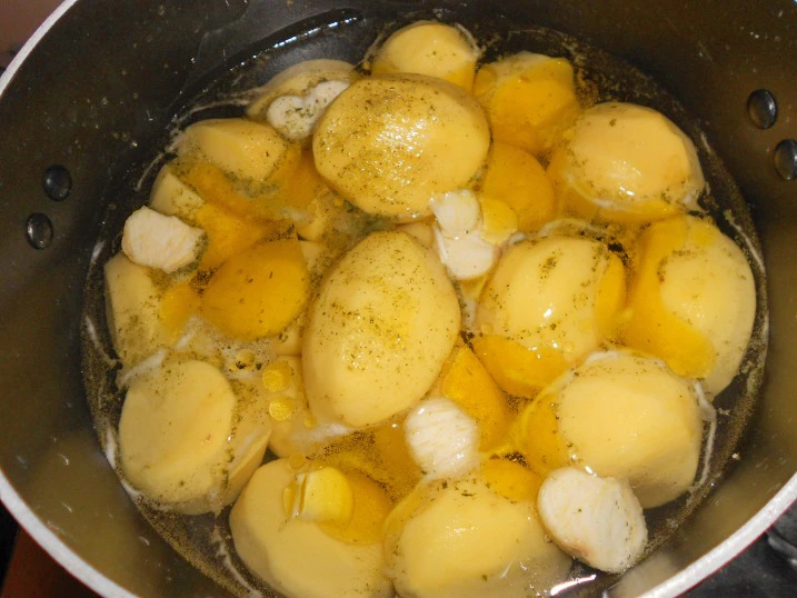 Knoblauchkartoffeln