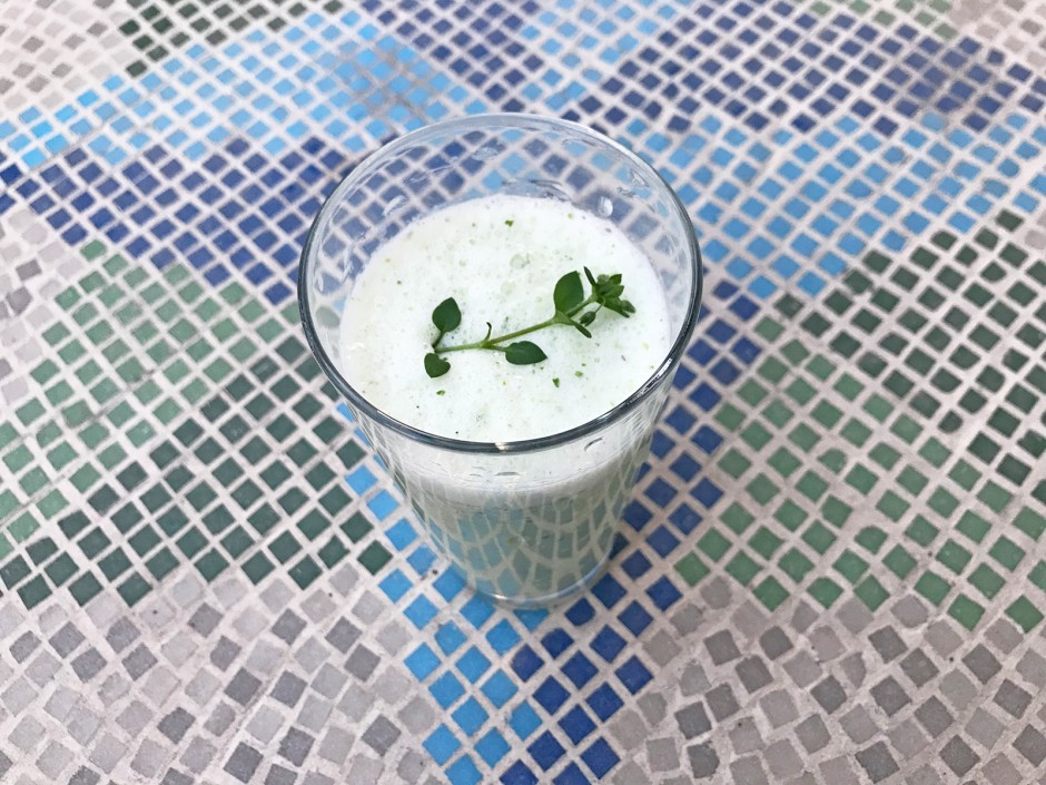 Vogelmiere-Bananen-Milch