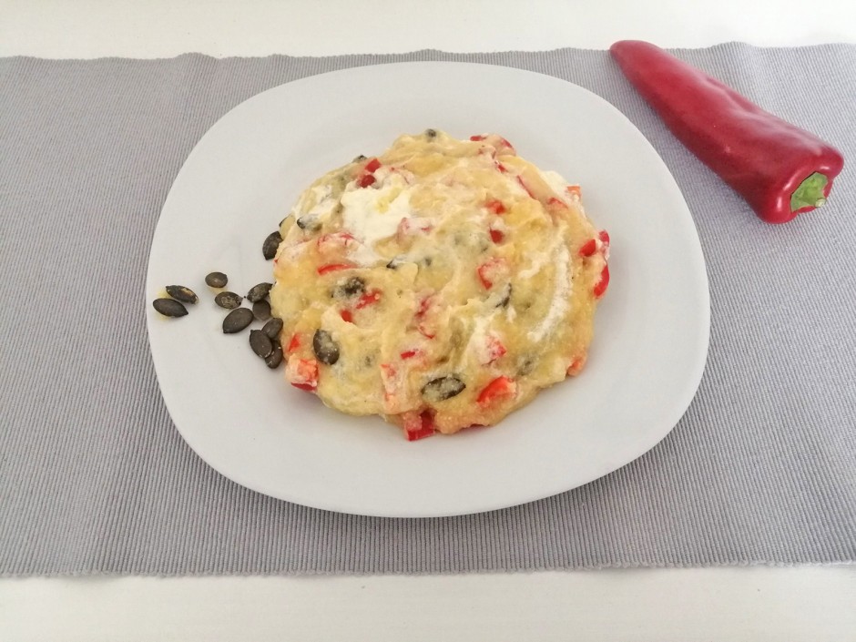 Polenta mit Kürbiskernen