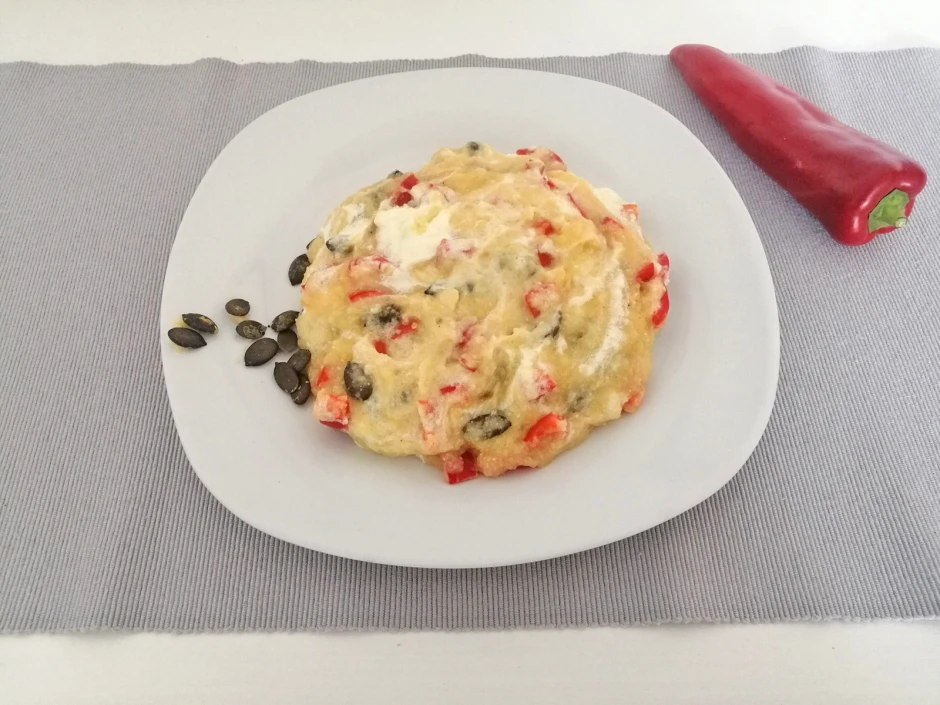 Polenta mit Kürbiskernen