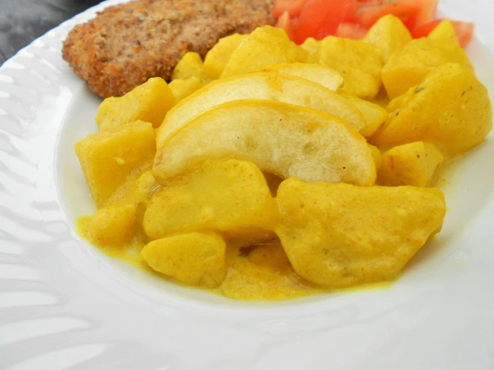 Curry Soßenkartoffeln