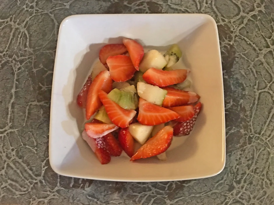Obstsalat mit Marsala Lik&ouml;rwein