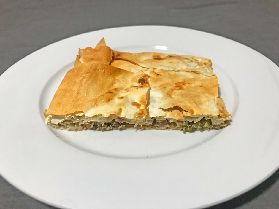 Ofenbörek mit Vogelmiere