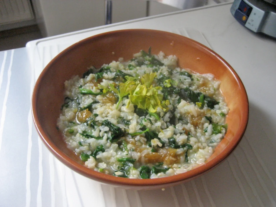 Risotto mit Spinat