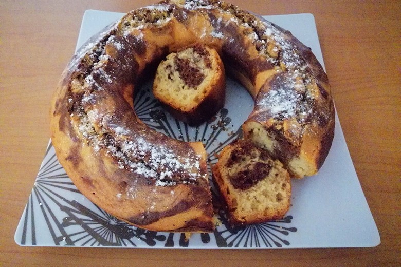 Schneller Marmorkuchen mit Stevia