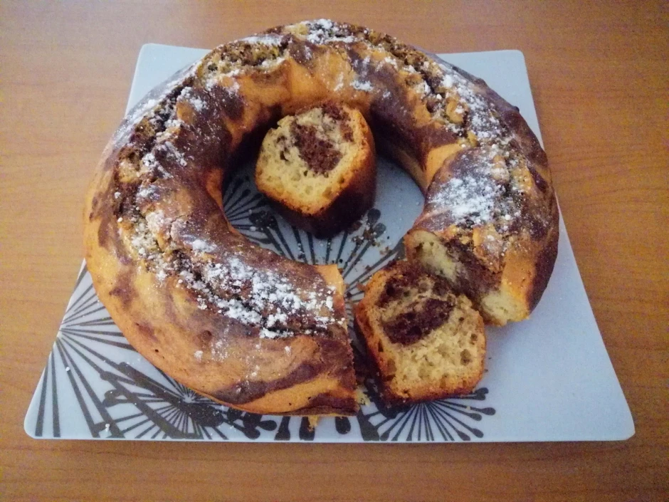 Schneller Marmorkuchen mit Stevia