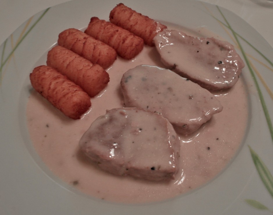 Schweinemedaillons mit Creme-Fraiche-Sauce