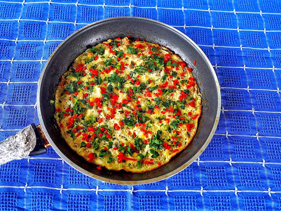 Exotisches Omelette alla Dapoer Sriwidi