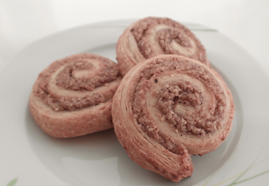 Einfache Nussschnecken