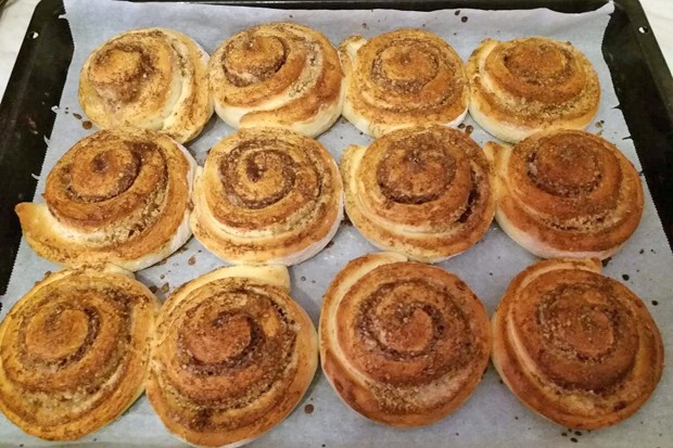 Einfache Nussschnecken