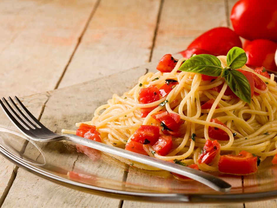 Spaghetti mit Knoblauch-Chili-Öl - Rezept