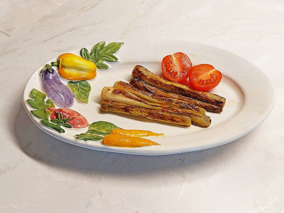 Gegrillte Lauchzwiebeln