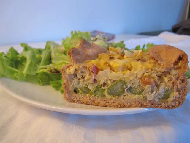 Zwiebel-Spargel Quiche